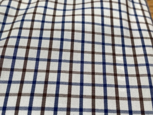 美品 BEAMS F タブカラー タッターソールチェックシャツ ビームスエフ 続＜BEAMS F（ビームスF）＞タッターソールチェックタブカラー