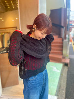 品川コレ、買いました♡ 着回し無限大！フリルカラーニットカーディガン！