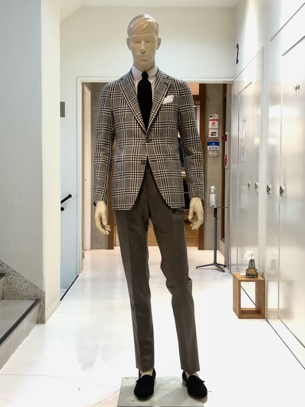 美品 春夏 48 PT01 BEAMS ビームス 別注 SLIM FIT グレー