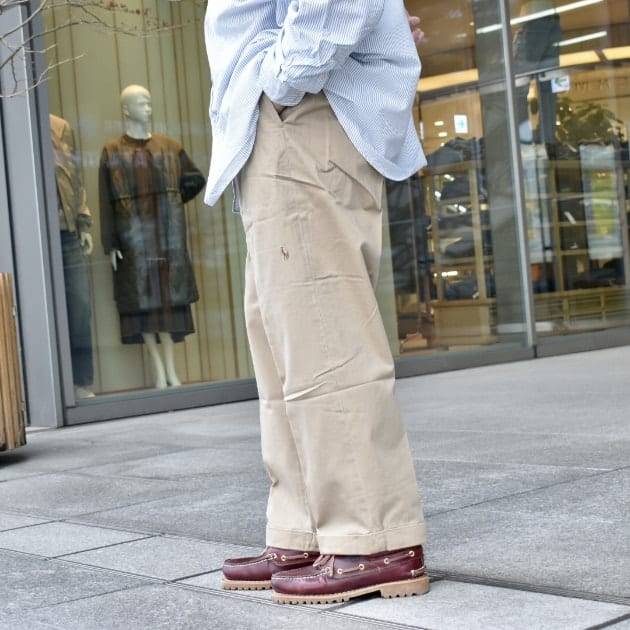 ラルフローレン ビームス /  2Pleat BIG Chino Pants