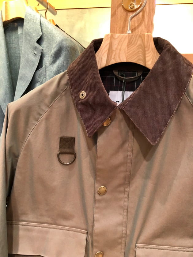 Barbour」見る角度によって表情の変わる新作SPEYジャケットと着こなしと。｜ビームス 銀座｜BEAMS