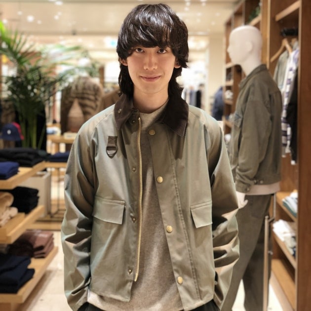 Barbour × BEAMS F / バブアー別注 BEDALE　玉虫色