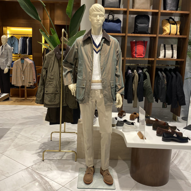 店内マネキンコーディネート紹介【Barbour】【バブアー】｜ビームス