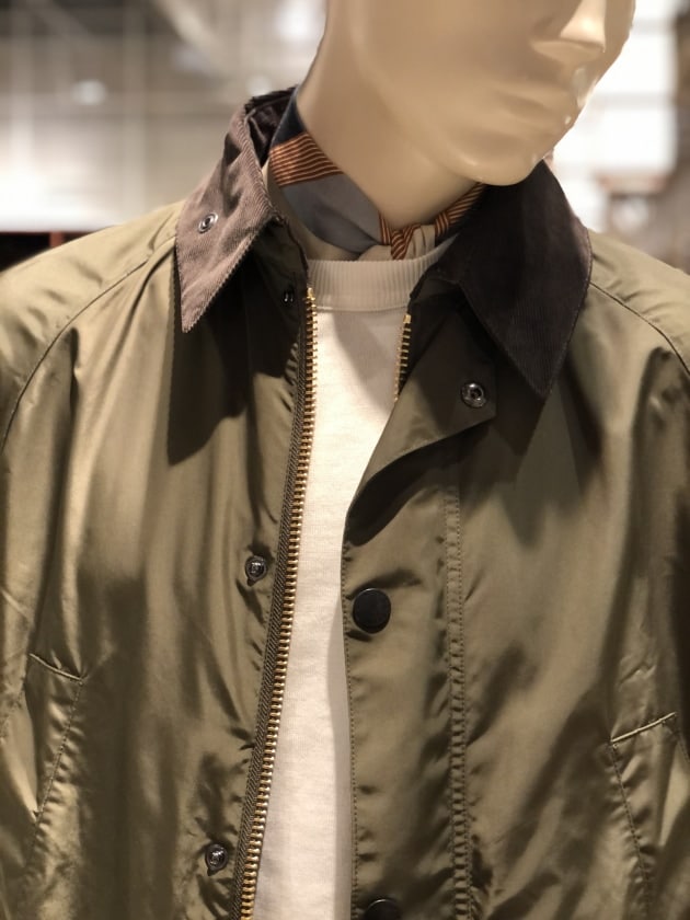 Barbour × BEAMS F / 別注 BEDALE SLシェイプメモリービームス別注のビデイルSL