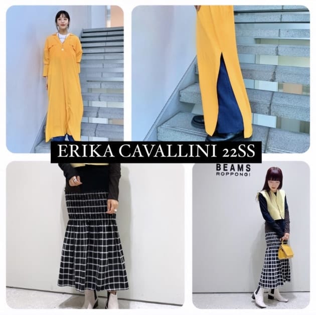 ERIKA CAVALLINI〉22SSのご紹介です。｜ビームス 六本木ヒルズ｜BEAMS