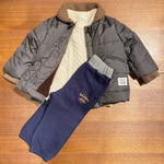 【BEAMS mini】ボア襟がかわいい