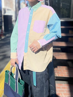 爽やかに！ハッピーなボタンダウンシャツ！