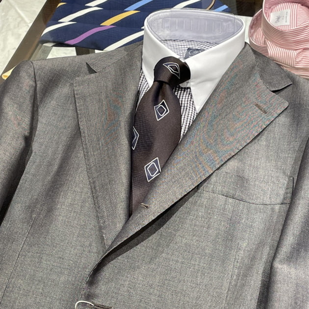 DORMEUIL ドーメル SUPER BRIO スーツ Mサイズ フルオーダー-