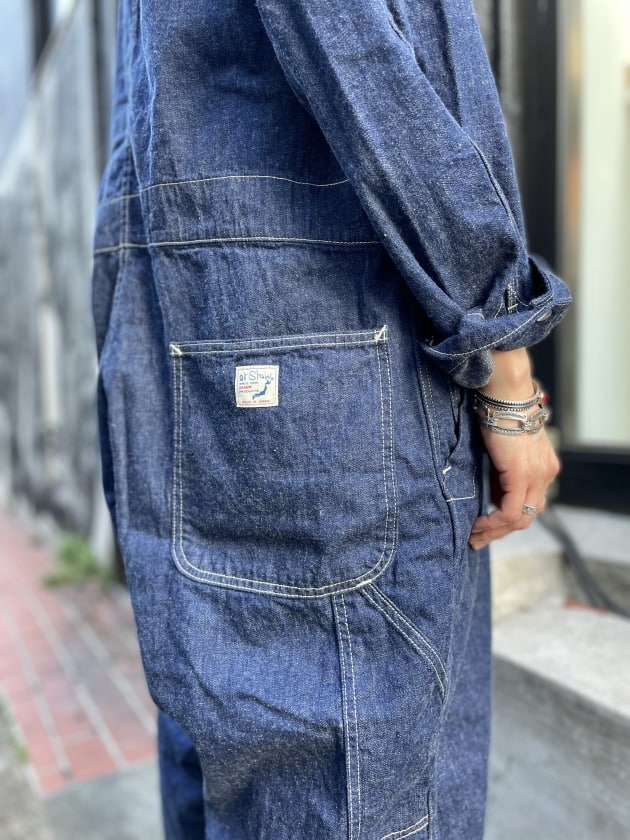 orSlow × BEAMS BOY / 別注 ヴィンテージデニムオールインワン 