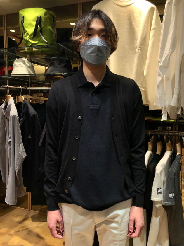 BEAMS F」シーアイランドコットンを使用した大人のニットポロ BEAMS F」シーアイランドコットンを使用した大人のニットポロ