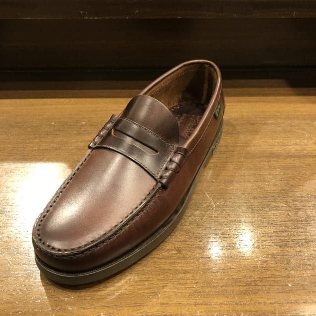 ビームス 中村着 paraboot CORAUX ビーフロール ローファー - ドレス