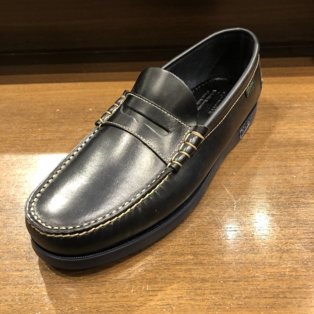 ビームス 中村着 paraboot CORAUX ビーフロール ローファー - ドレス