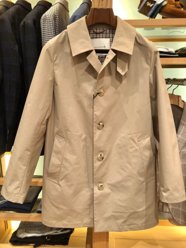 MACKINTOSH」今からと先の時期にも役立つコートが入荷しております