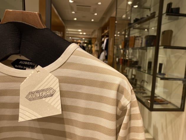 今年も健在＜AUBERGE×Brilla per il gusto＞ボーダーカットソー