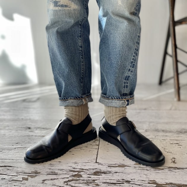 【UK3】Paraboot×BEAMSBOY別注ADRIATIC サボサンダル