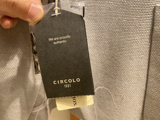 CIRCOLO1901（チルコロ1901）＞リネンジャージジャケット