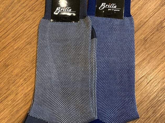 定番ジャカードソックスに絶妙な新色入荷〉もちろん私はダース買いし