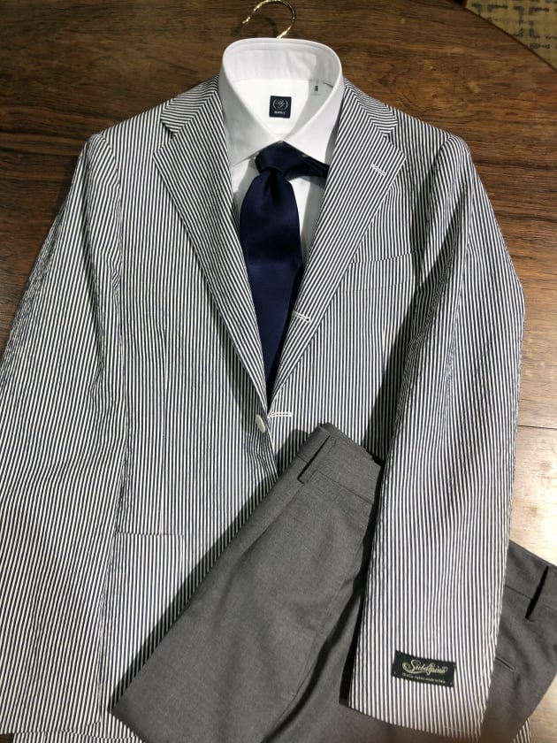 シアサッカーのセットアップ｜ビームス ハウス 丸の内｜BEAMS