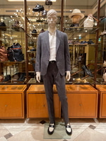 『リネンバンドカラーカプリシャツ。』