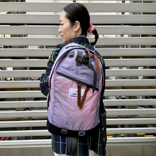 スイーツ柄 ブルー 極美品 GREGORY×BEAMS BOY / VINTAGE DAY PACK