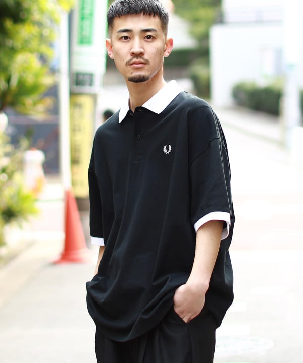 FRED PERRY オーバーサイズポロ - ポロシャツ