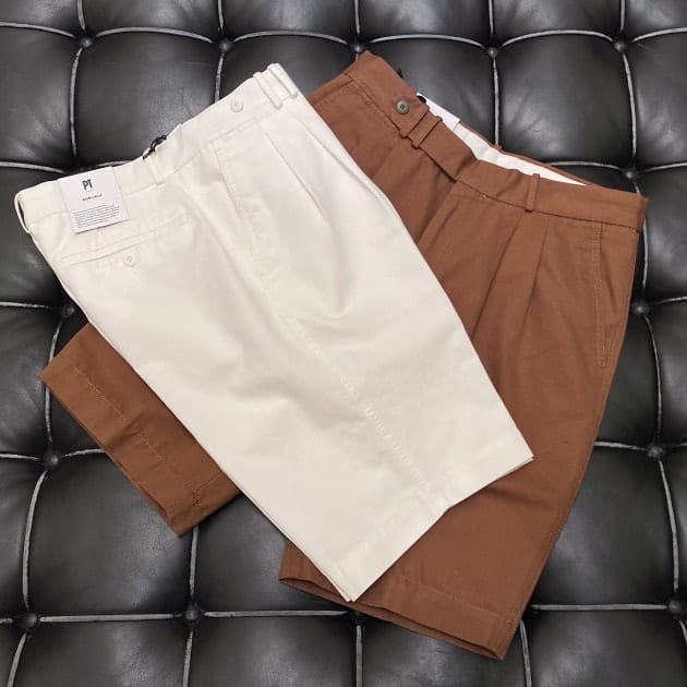 PT TORINO × BEAMS F別注 SLEEKコットンリネン ショーツ BEAMS F（ビームスF）【別注】PT TORINO / SLEEK コットンツイル