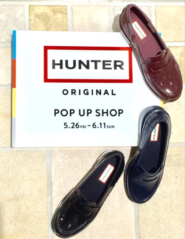 <HUNTER(ハンター)>POP UP SHOP、本日までです！