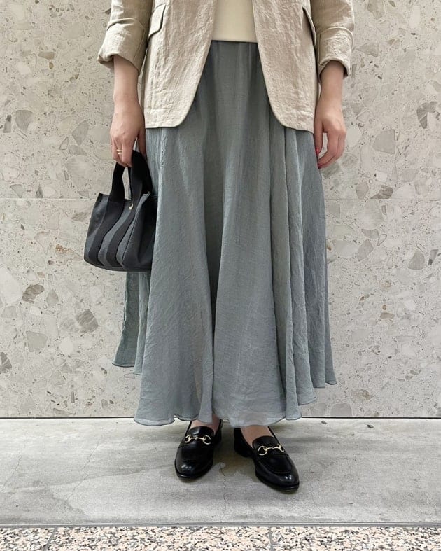 身長別✓】AK+1 2WAYリネンマキシスカート♩｜Demi-Luxe BEAMS