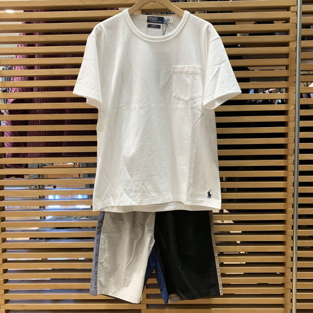 ポロラルフローレンの色々な合わせ|ビームス 鹿児島|BEAMS 個数限定販売 POLO 新品 RALPH Tシャツ ポケット BEAMS for LAUREN Tシャツ/カットソー(半袖/袖なし)