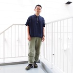 「Dot Air(TM)」素材の、半袖シャツ