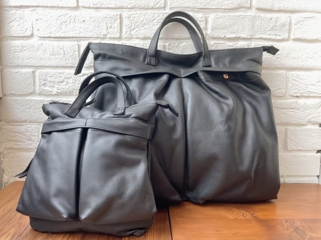 BEAMS×SLOW HELMET BAG SOFT LEATHER Sタグ付き新品未使用