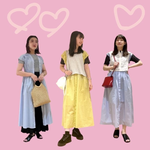 洗える！涼しい！気になるあのワンピースを着回しました♡