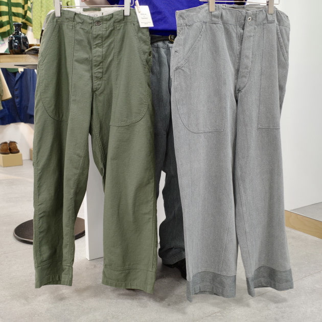 orSlow × fennicaの、新たなアイテム“Swiss Army Over Pants”｜fennica