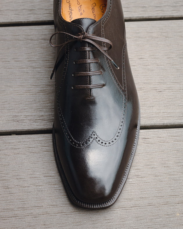 【超美品】Enzo Bonafe LORENZZETTI フルブローグシューズ BEAMS F（ビームスF）【別注】Enzo Bonafe / LORENZZETTI