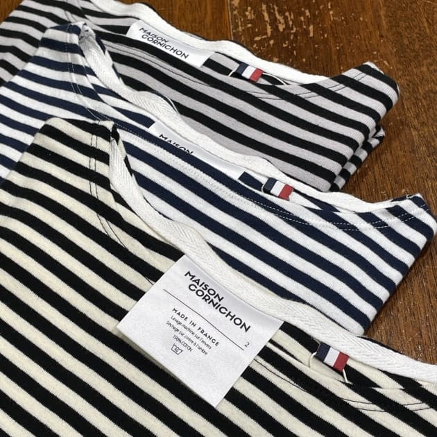 ＜MAISON CORNICHON＞BOATNECK T