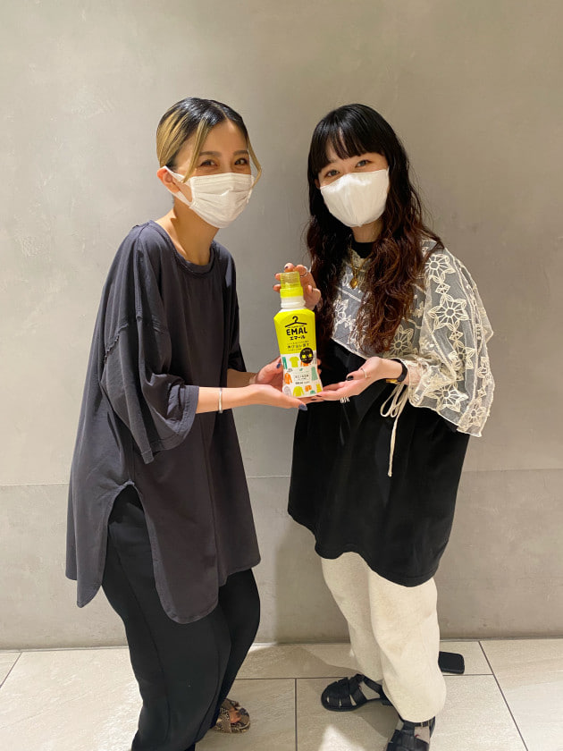 エマール洗剤試供品配布してます！