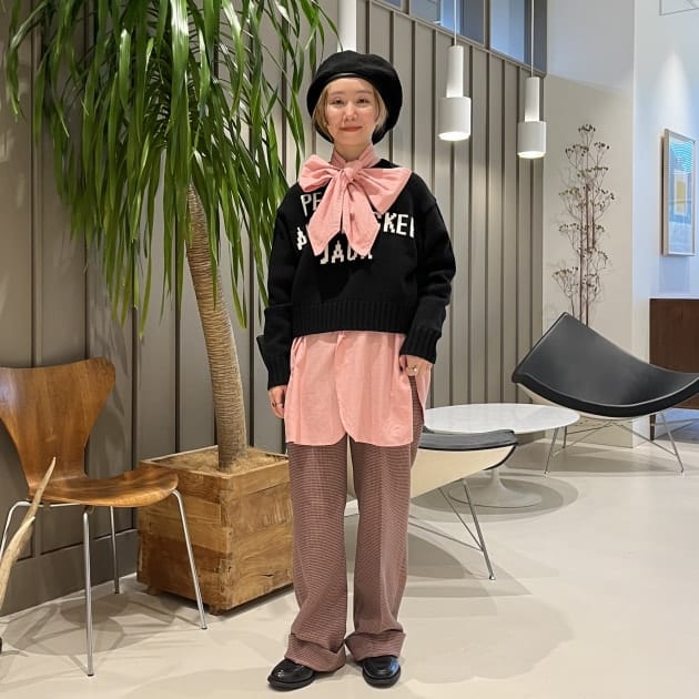 BEAMS BOY / アスコット タイブラウス トラディショナルな外しアイテム。アスコット タイ ブラウス