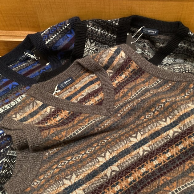 BEAMS F＞ フェアアイルニットベスト｜ビームス ライフ 横浜｜BEAMS