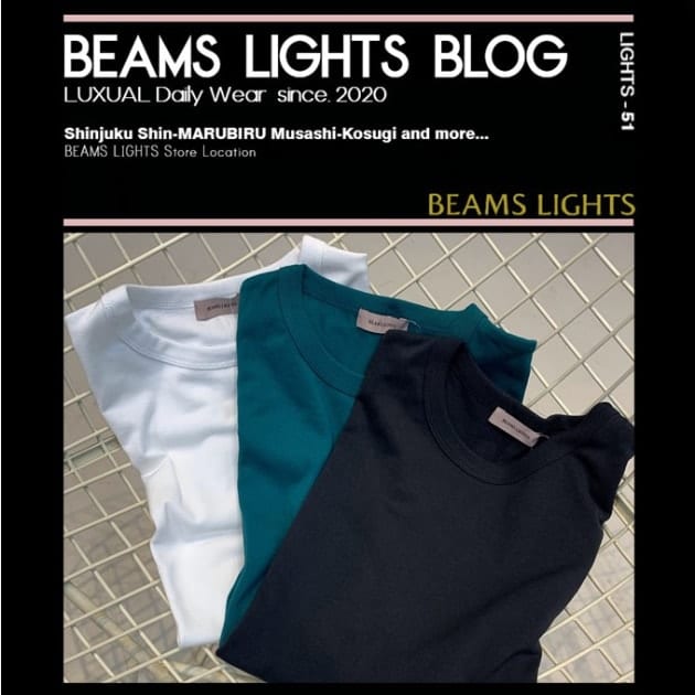 LUXUAL BLOG:【スプレンダーツイストというカットソー】｜BEAMS LIGHTS