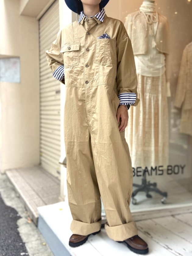 BEAMS BOY ビッグワークオーバーオール