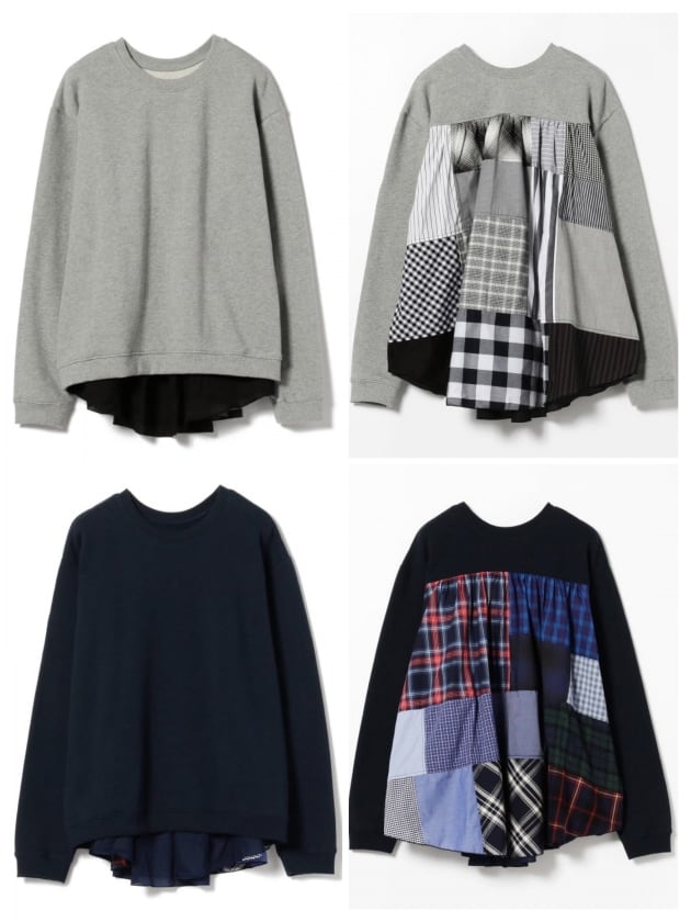 TORI-TO×BEAMS BOY＊裏毛バックトゥフロントクルーネックスウェット TORI-TO×BEAMS BOY＊裏毛バックトゥフロントクルーネックスウェット