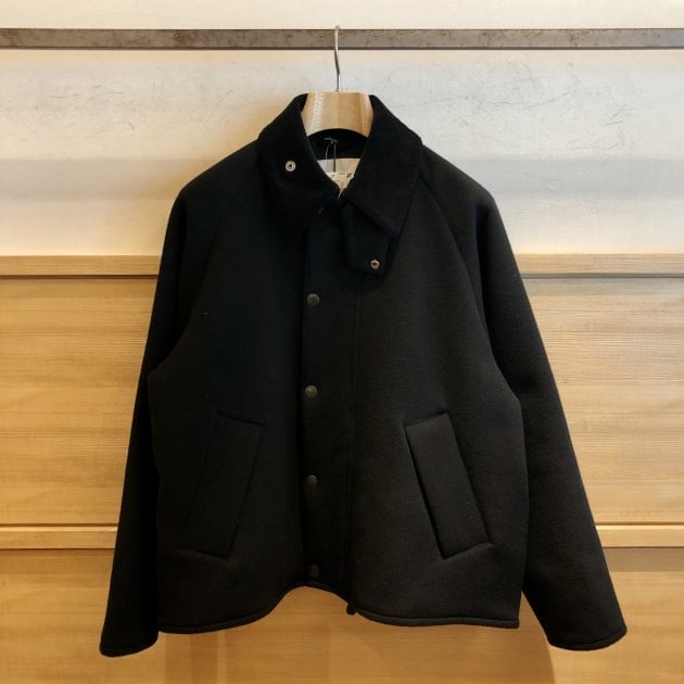 【美品】バブアー Barbour  BEAMS別注　サイズ38 ウール素材　黒