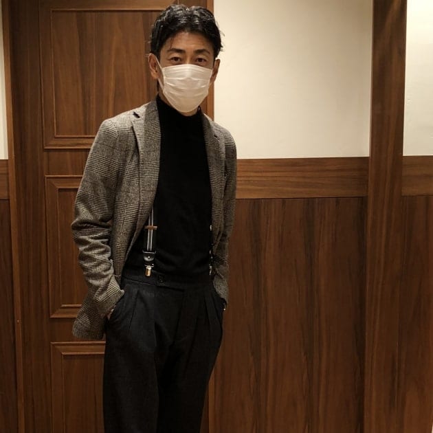 なかよっしー　タリアトーレ　ビームス　ブルー　グレンチェック なかよっしー様専用 タリアトーレ ビームス ブルー グレンチェック