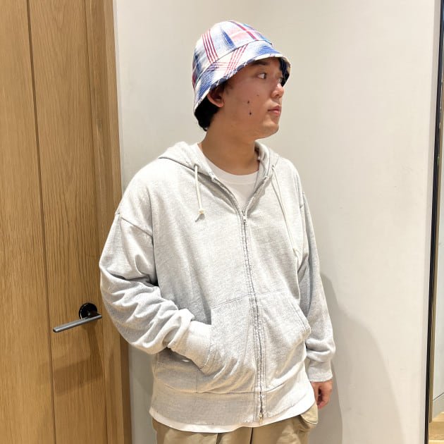 UNUSED グレー ジップアップジャケット　BEAMS UNUSED グレー ジップアップジャケット BEAMS B:MING by BEAMS