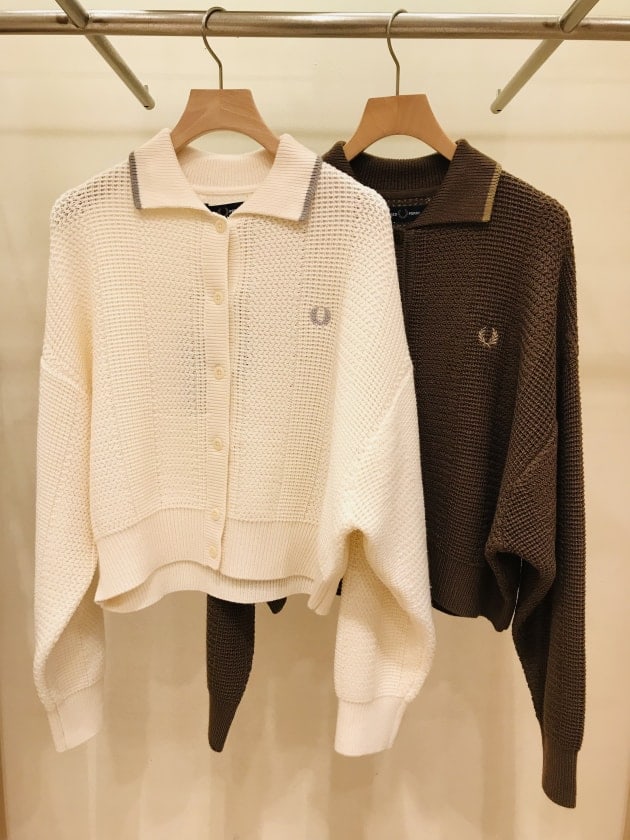 beams×FRED PERRY カーディガン-