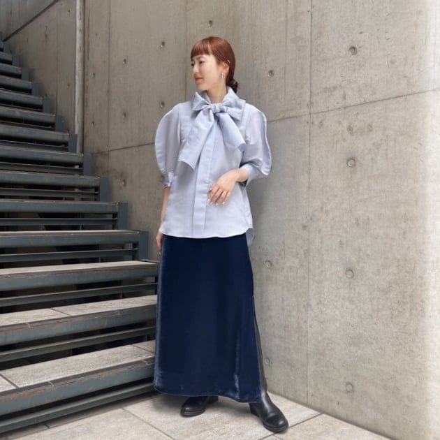 EFFE BEAMS（エッフェ ビームス）リボンタイ付き ブラウス