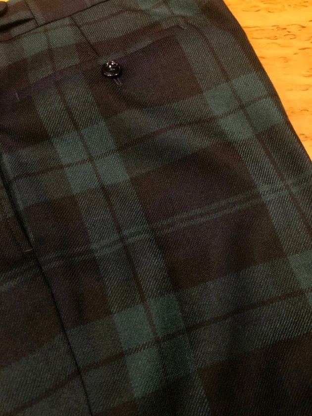 楽天市場】ベルナール ザンス BERNARD ZINS ／ 【国内正規品】 ／ 22-23AW ウールツイルブラックウォッチセミワイドパンツ「BAC  Y」（ネイビー×グリーン×ブラック）／ 秋冬 メンズ フランス ボトムス スラックス ウールパンツ チェック柄 : 粋な着こなし 楽天市場店
