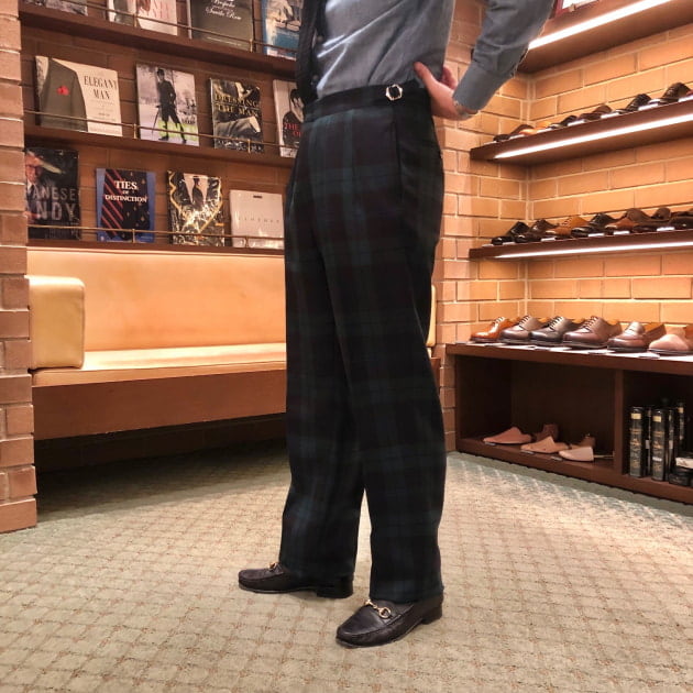 BERNARD ZINS〉ぜひ揃えて頂きたい大人のチェック柄パンツを
