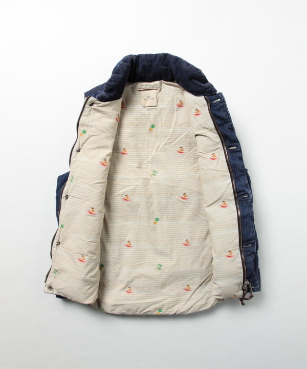 REMI RELIEF × BEAMS PLUS ダウンベスト BEAMS PLUS（ビームス プラス）【別注】REMI RELIEF / Quilt