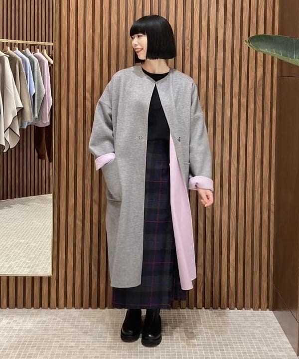 深掘り！〈Demi-Luxe BEAMSクルーネックリバーコート〉｜ビームス